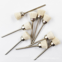 FREE SAMPLE FACTORY nail tool rotary copper wool brush for manicure drill